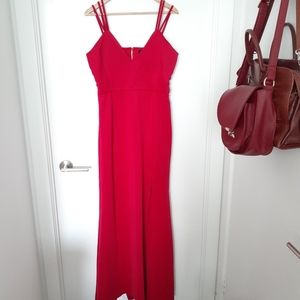 Le Chateau Red Strappy Dress